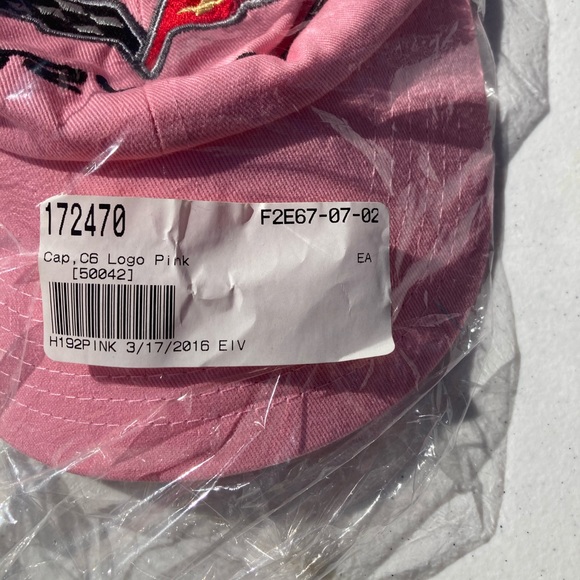 Corvette Other - New pink Corvette ball cap adjustable